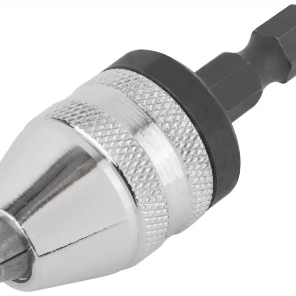 Патрон быстрозажимной "мини", u-образный хвостовик под биту, 0,5-3 мм 37828