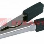 Зажим "крокодил" 5А 52мм в изоляторе черный (средний) REXANT 16-0004