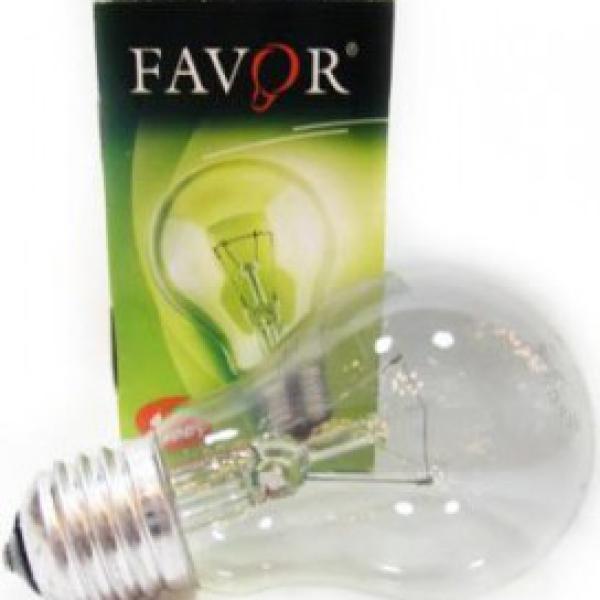 Лампа накаливания 95W E27 A50 прозрачная (Калашников) Favor 427099